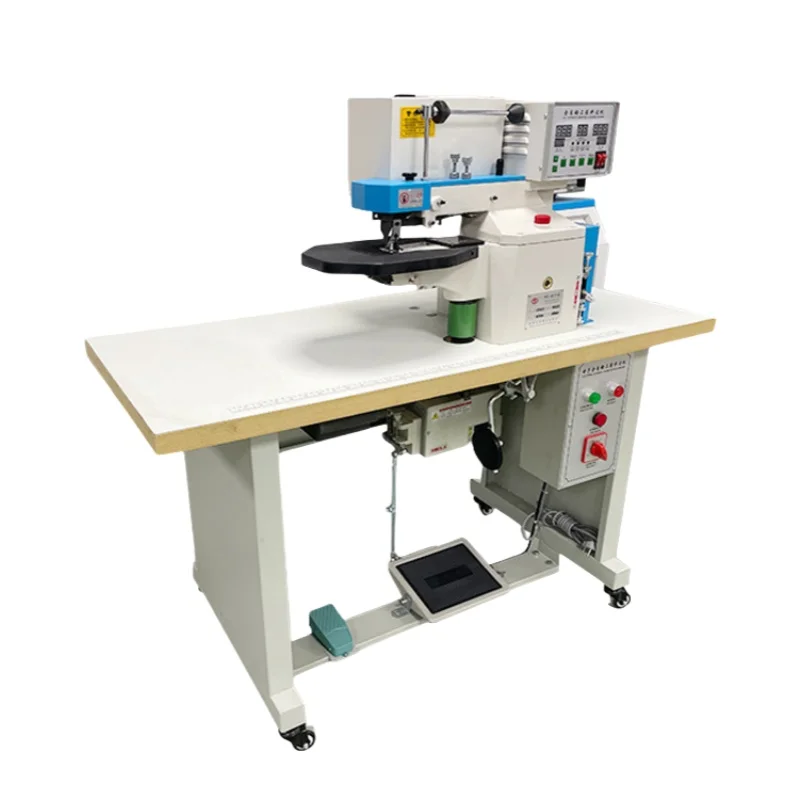 Notebook Automatic Gluing and Folding Machine for Leather Edge Upper Hot Cement Shoe Sewing Tape Edge Folding Bags Suitcases