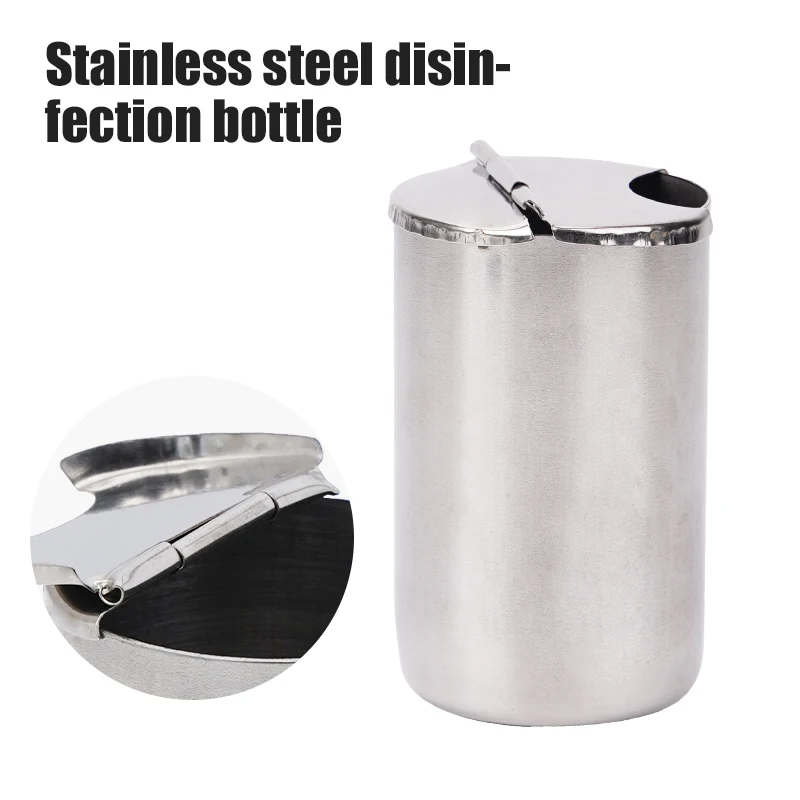 

Dental Disinfection Jar Bottle Medical Alcohol Cotton Ball Container Semi-open Dentist Tool Storage Barrel Nurse Box