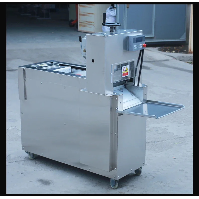 Rvs Schapenvlees Rollen Cutter Commerciële Elektrische Vlees Snijmachine CNC Single Cut Lam Rundvlees Roll Maken Machine