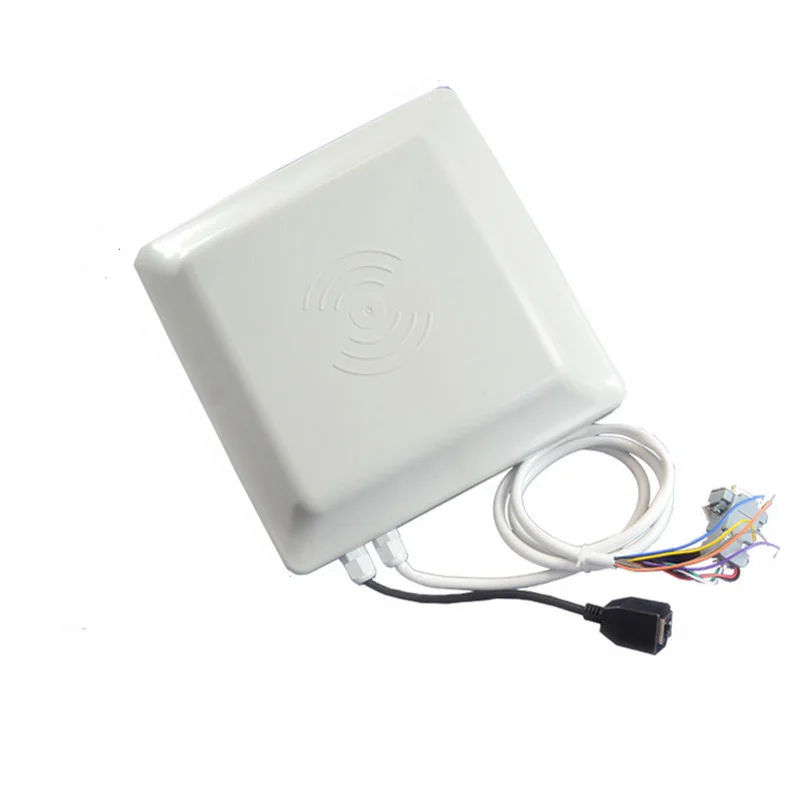 915Mhz Integrated UHF RFID Reader build in 8dbi Antenna, RJ45 rfid reader for asset tracking