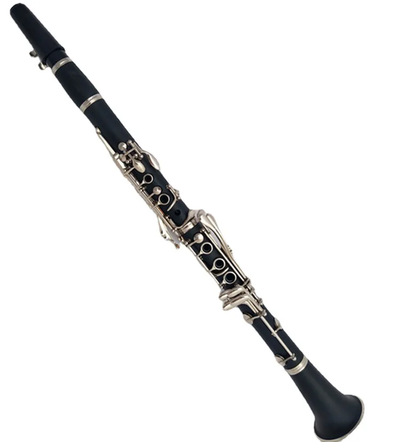 B Flat Clarinet Double Two-Section 17-Key Design Easy-to-Play ABS Instrument For Student Band Clear Pronunciation Tone