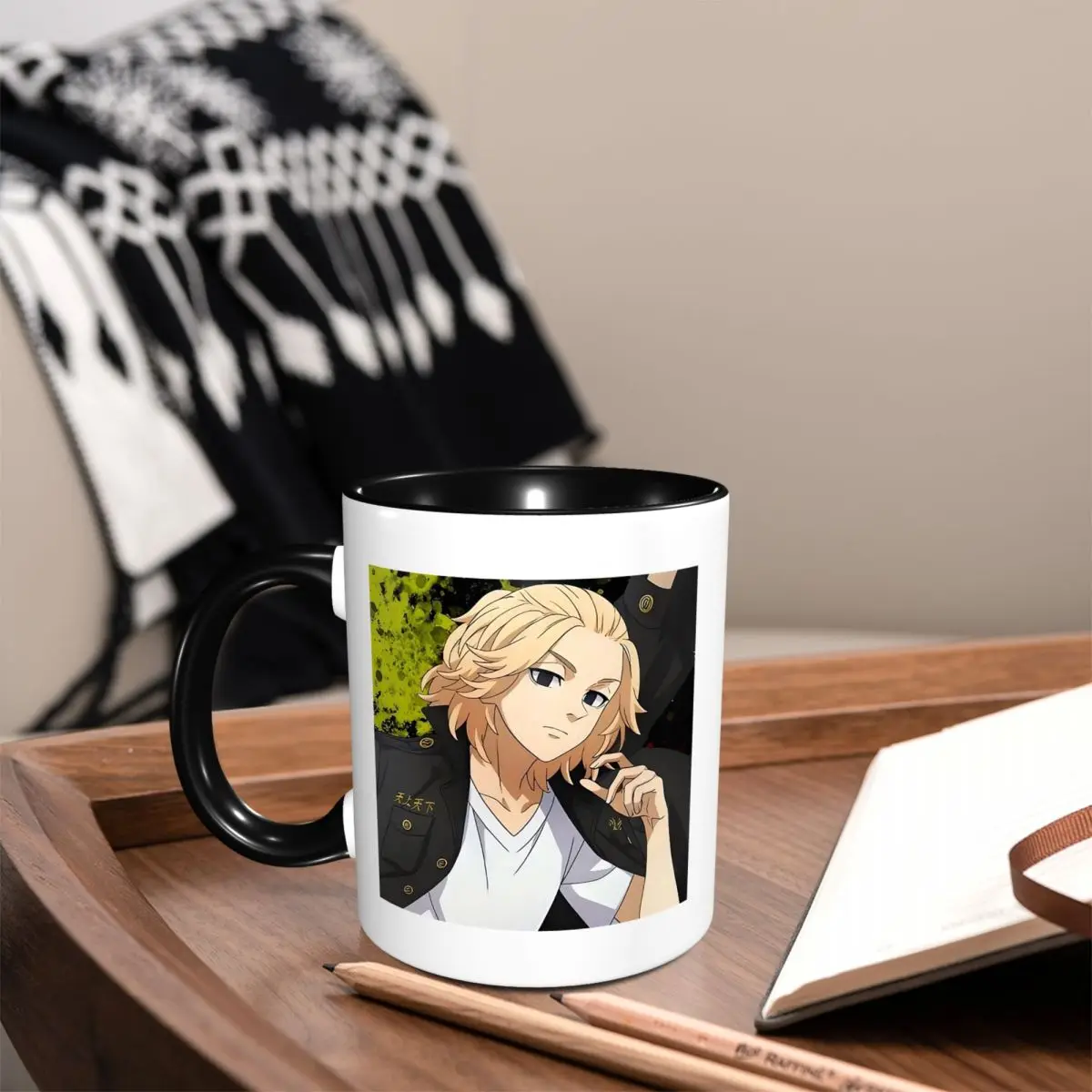 Anime Tokyo Revengers Kazutora Mug Funny Ceramic Coffee Cups Tea Mugs Milk Cup Drinkware Gifts for Friends