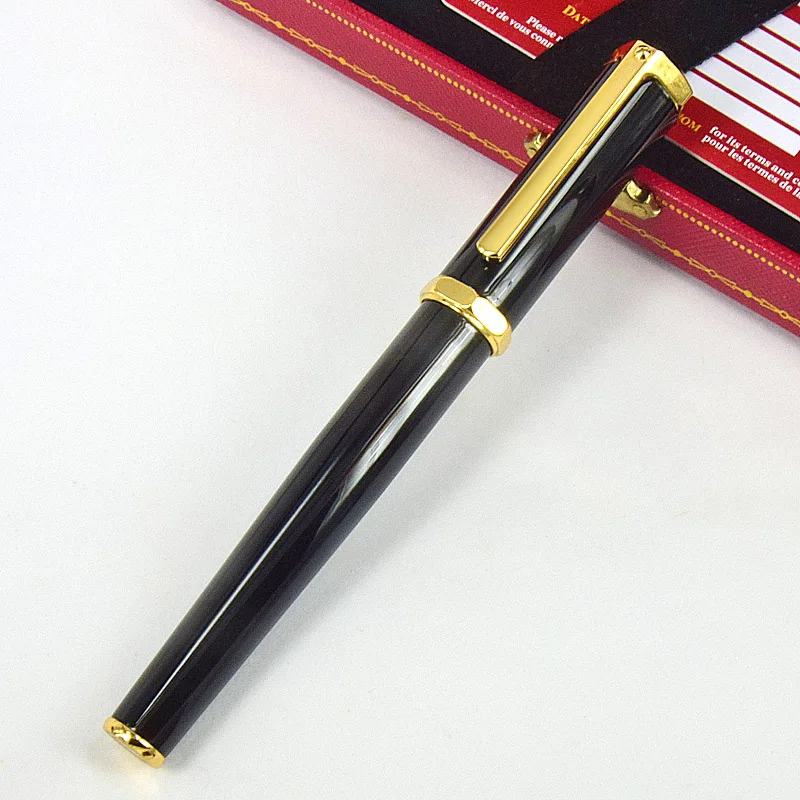 Imagem -05 - Agd Holográfico Roller Ball Pen Caneta de Luxo Barril Preto Dourado ou Prata Número de Série Escrita Suave