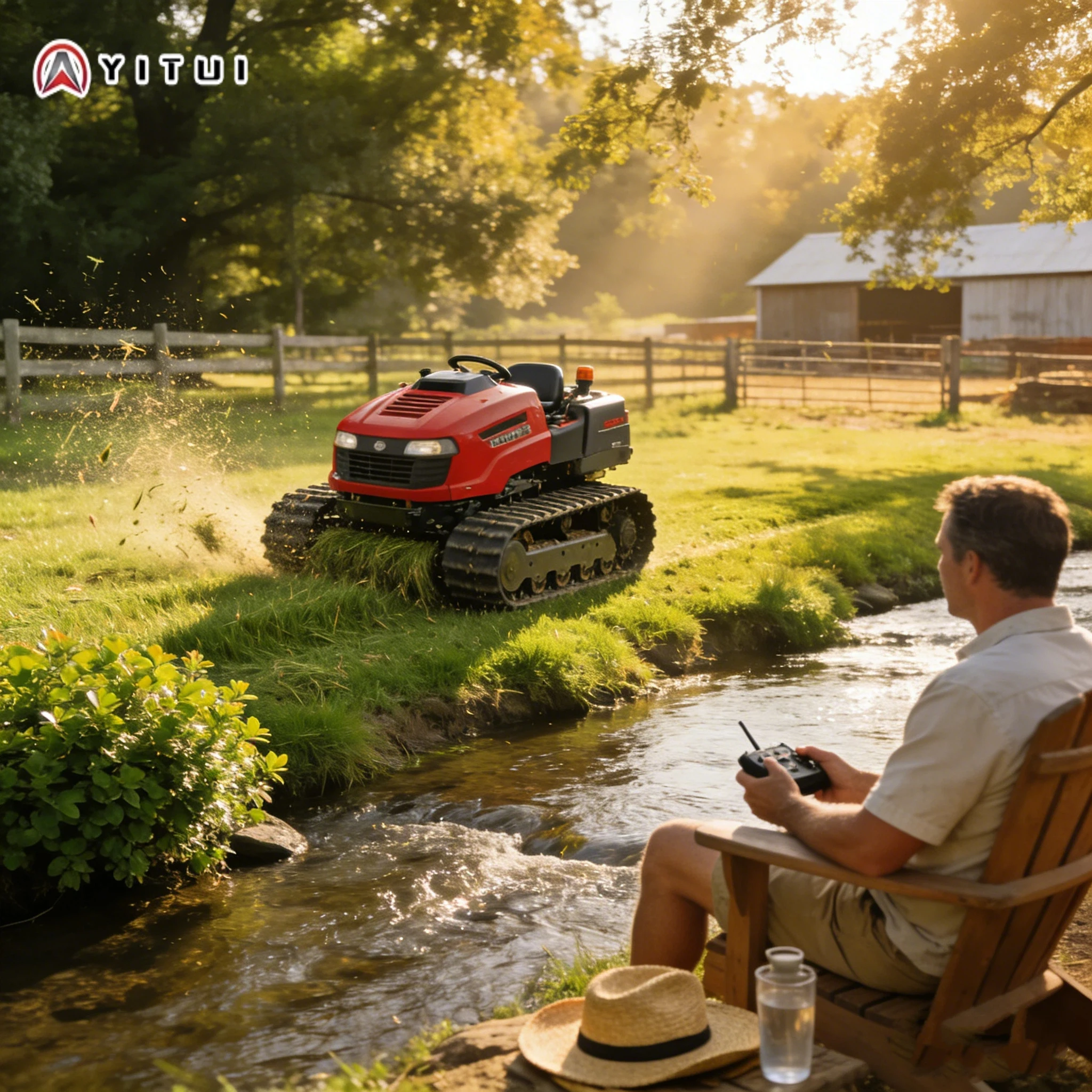 Customized Lawn Mower Simple Operation High Efficiency Powerful Engine Low Noise Stable Operation