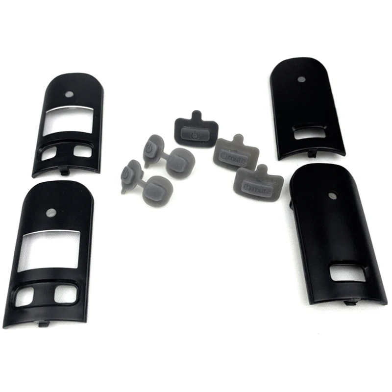 Microfono Wireless interruttore in gomma rischio/microfono raccordi a pressione grano pulsante per Shure SLX2 SLX24 P2X2 BETA58 SM58