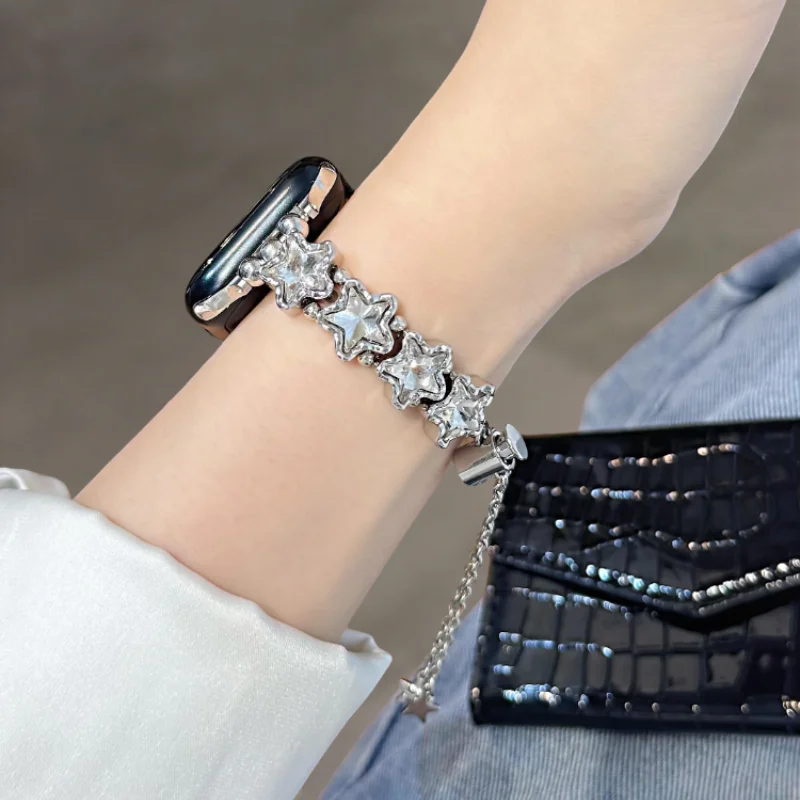 

Retro light luxury metal strap suitable for Apple iWatch strap 38mm 40mm 41mm 42mm 44mm 45mm 49mm fashionable strap
