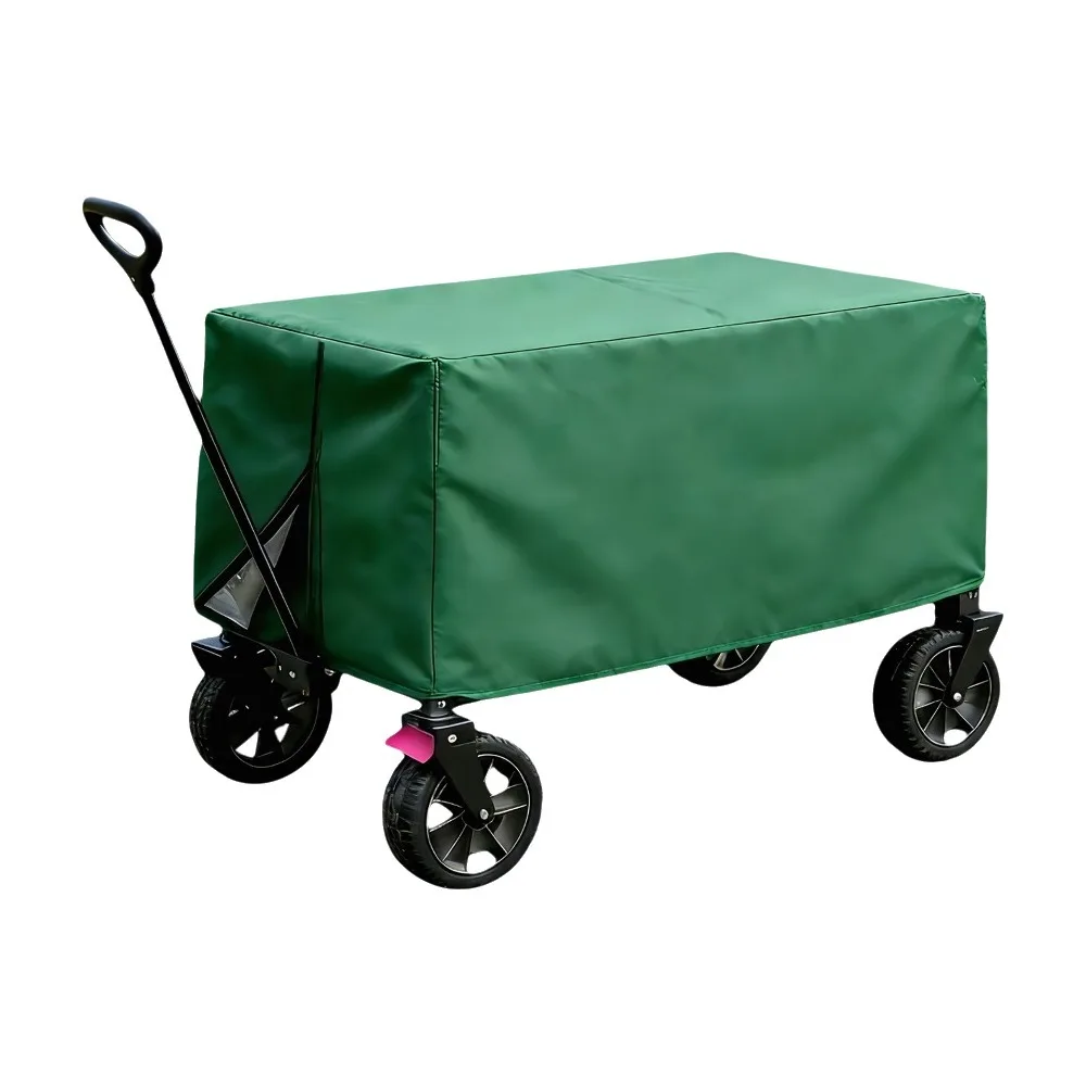 Oxford Cloth Wagon Protective Cover Waterproof Dust-proof Trolley Cover Rectangle Sunscreen Camping Cart Dust Cover for Home