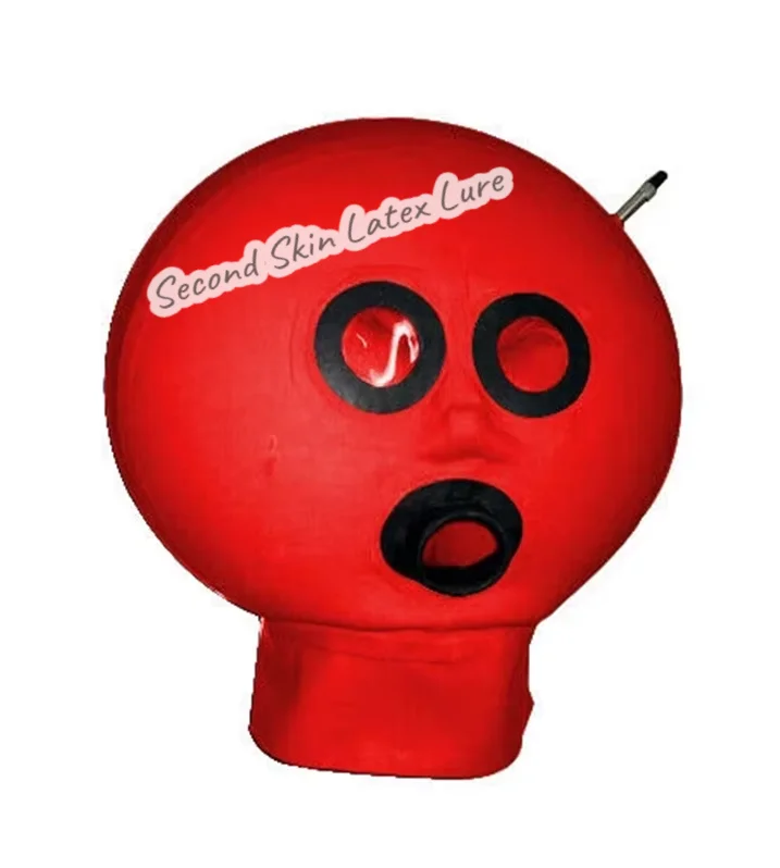 قناع اللاتكس الطبيعي صنم المطاط اغطية نفخ مثير القبعات اليدوية النساء أزياء الهالوين التأثيرية