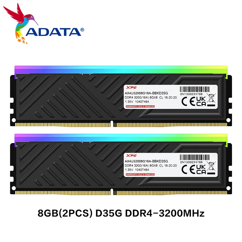 مجموعة ذاكرة SPECTRIX D35G ، DDR4 ، بذاكرة رام سطح المكتب ، ذاكرة رام مزدوجة ، ذاكرة رام سطح المكتب ، ذاكرة رام ثنائية الكباش ، ذاكرة رام أصلية