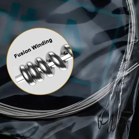 Mandolinsträngar pläterat stål, försilvrad kopparlegering, sårade, ljus ton och enkel spelbarhet för mandolindelar och tillbehör 12 best sales Unicode - №6