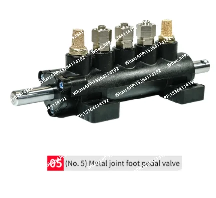 Tyre Changer Spare Parts Air Control Five Way Foot Pedal Valve for Tire Changer Machine Cylinder Controlling Valve Switch
