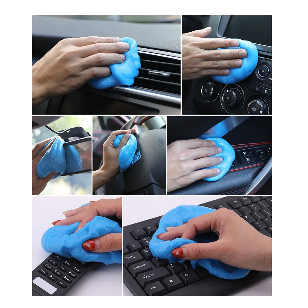 Picture 7: Dust Removing Gel Universal Keyboard Cleaner for Computer Laptop and Car Interior Cleaning Tool Non-Sticky Residue-Free Elastic