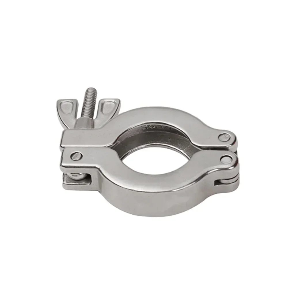 KF10 KF16 KF25 KF40 KF50 Vacuum Clamp Sanitary Fitting SUS 304 Stainless Steel Beer Brewing With Or Without Bracket + FKM O-Ring