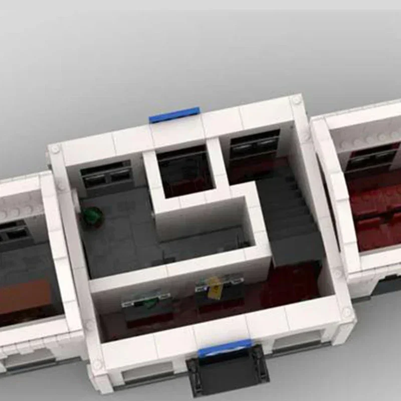 

Moc Building Blocks Vught Train Station Model Technology Bricks DIY City Street View Creativity Holiday Toy Construction Gifts