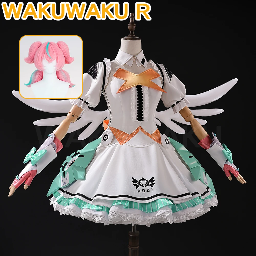 EN STOCK Disfraz de cosplay de Aria del juego Zenless Zone Zero 【XS-2XL】 WakuWaku-R ZZZ Angels of Delusion Virtual Idol para mujer, tallas grandes