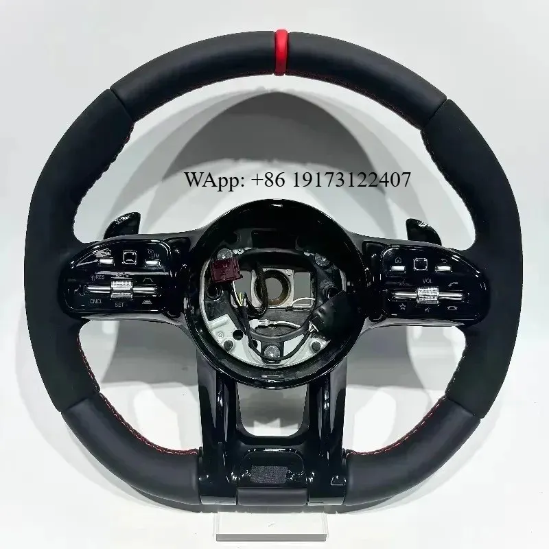 

Hot Sells Flat Leather Custom Carbon Fiber Car Steering Wheel for W205 W212 W222 W463 W464 W205 W44 W204 W218 E63