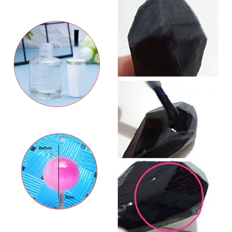 DIY Epoxy Resin Oil Waterproof Jewelry Making Pendant Molds Tool Crystal Protective Transparent Quick Dry Polish Protector