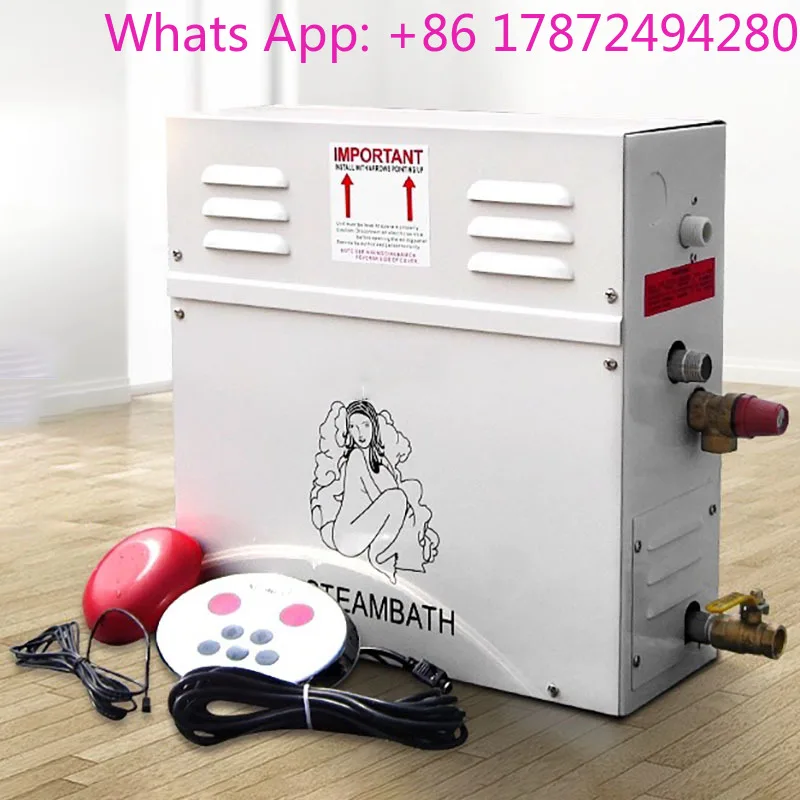 SPA Sauna Steam Generator 0728 09816, 9kW 220V/380V Fumigator with Digital Control Panel