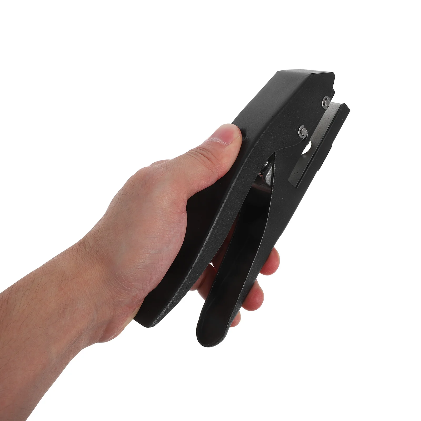

Heavy Duty Hole Punch 10Mm Portable Handheld Single Hole Punch for Plastic Lids Paper Cards Cardboard Manual Puncher Office