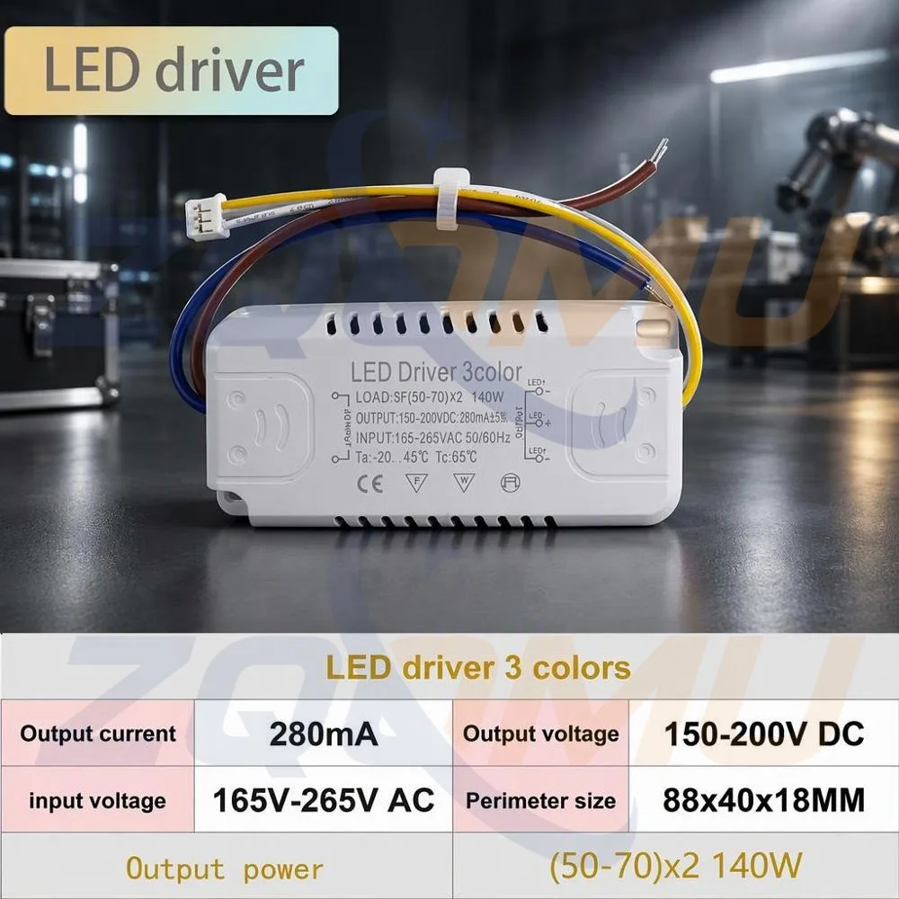 LED Driver AC 165-265V 12-24W 20-40W 30-50W 40-60W 50-70W 60-80W LED Transformer Power Supply Downlight Ceiling Light Strip