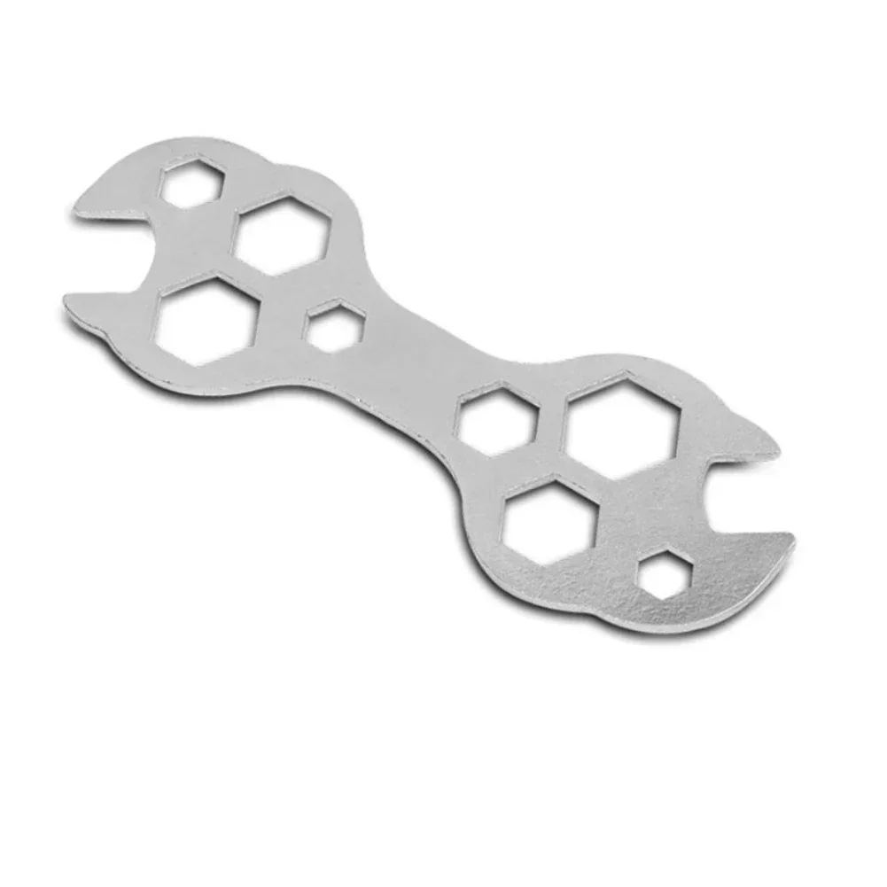Flat Hexagon Wrench 8-17mm For Bike Hex Key Spanner Repair Tools Mini Flat Steel Hexagon Wrench
