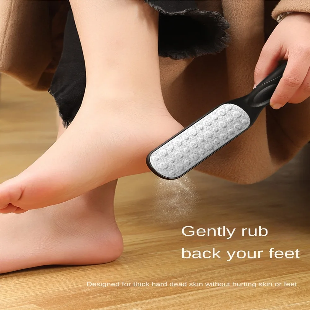 

Double-Sided Dry Skin Remover New Foot Filing Stainless Steel Foot Grinder Files Double-Sided Rubbing Board Dead Skin