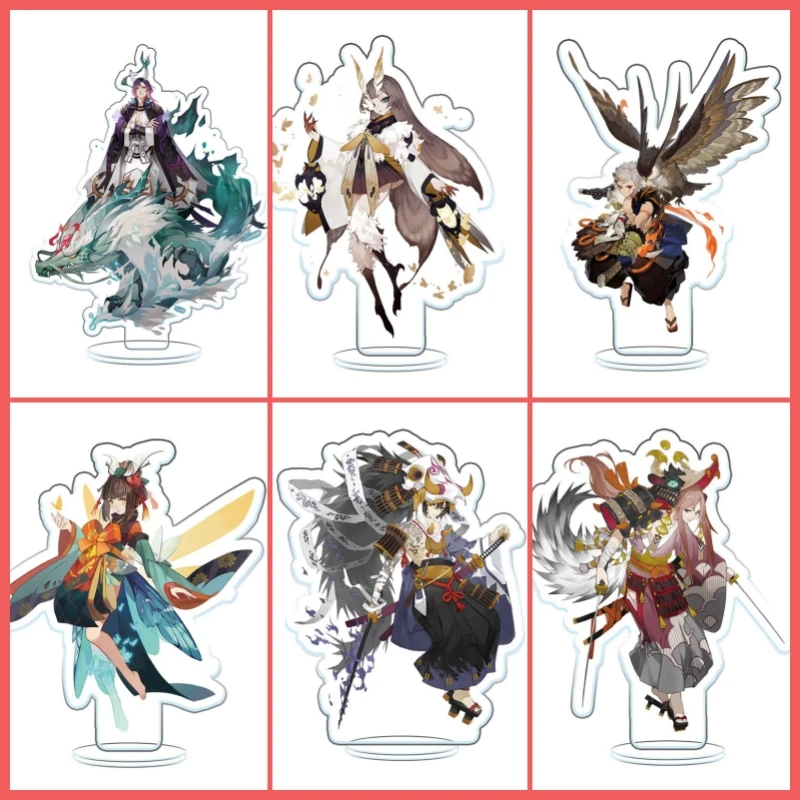 

Game Onmyoji Acrylic Stand Mushi Yamakaze Kaoru figure Stand Plate Cosplay Prop Decor Cartoons present Gifts
