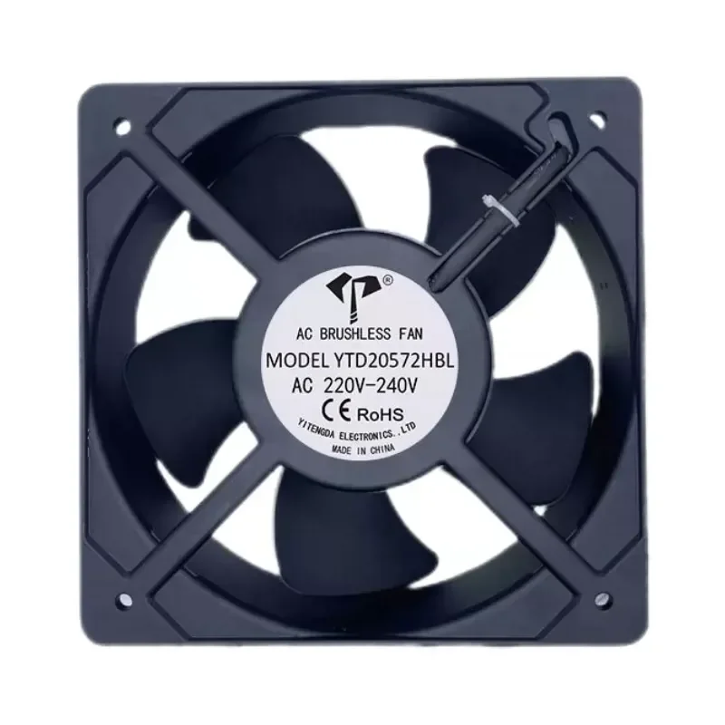 For 20.5Cm 20572 205 * 205 * 72mm Double Ball 220VAC Chassis Cabinet Cooling Fan