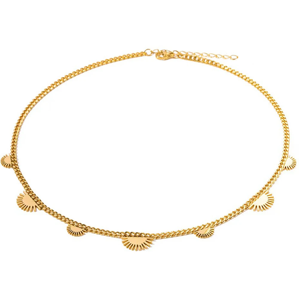 Stainless Steel Necklaces Non-fading High-quality Clavicle Chain Necklace For Women Jewerly Personality Design Luxurious Gifts