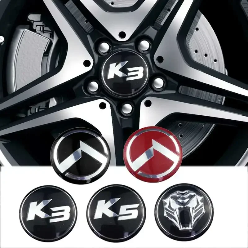 4pcs 56mm Car Wheel Center Hub Caps Aluminium Sticker For KIA K2 K3 K5 KX3 kX5 RIO Niro Sportage Stinger Carens Soul Ceed