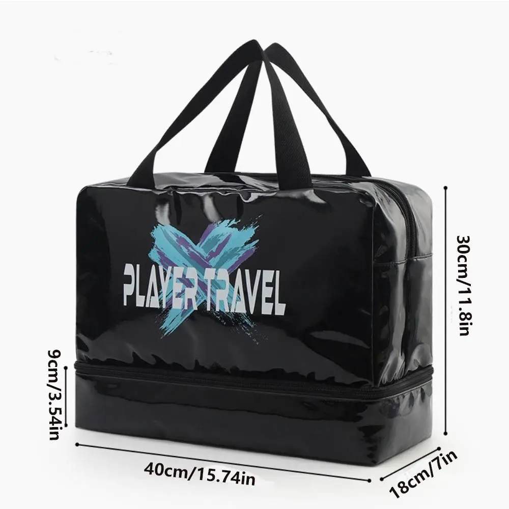 Waterproof Gym Bag Large Capacity Dry-Wet Separation Fitness Training Bag With Shoes Pocket Handheld Travel Handbag Beach