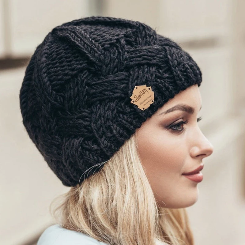 New European and American Retro Knitted Hats for Men and Women Autumn and Winter Knitted Hats Warm and Comfortable Hats