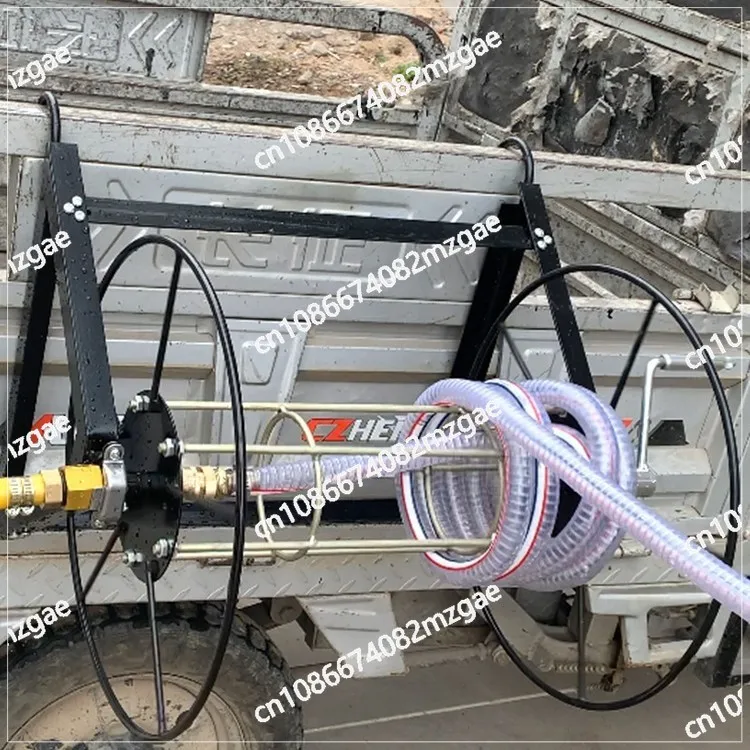Agricultural double bearing medicine pipe storage rack, water pipe winding wire collection rack
