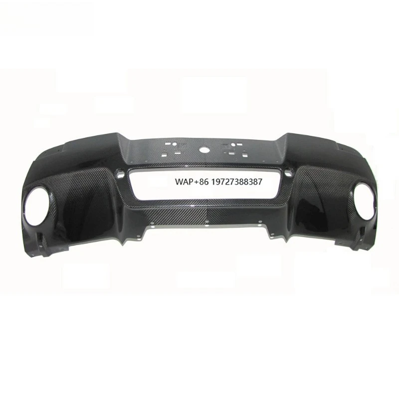 New OEM Style Dry Carbon Fiber Rear Diffuser S V8 2012-2018 Bumper Lip Spoiler Aerodynamic Protector