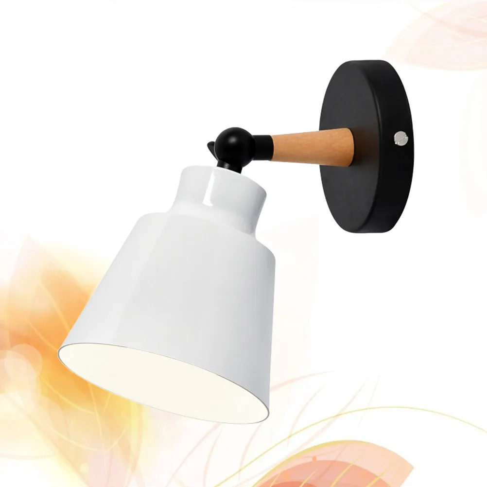 

1pc Solid Wood Light Bedside Wall Light Corridoor For Bedroom Hallway Living Room Bedroom Wall Lamp Decor Bedside Lamp