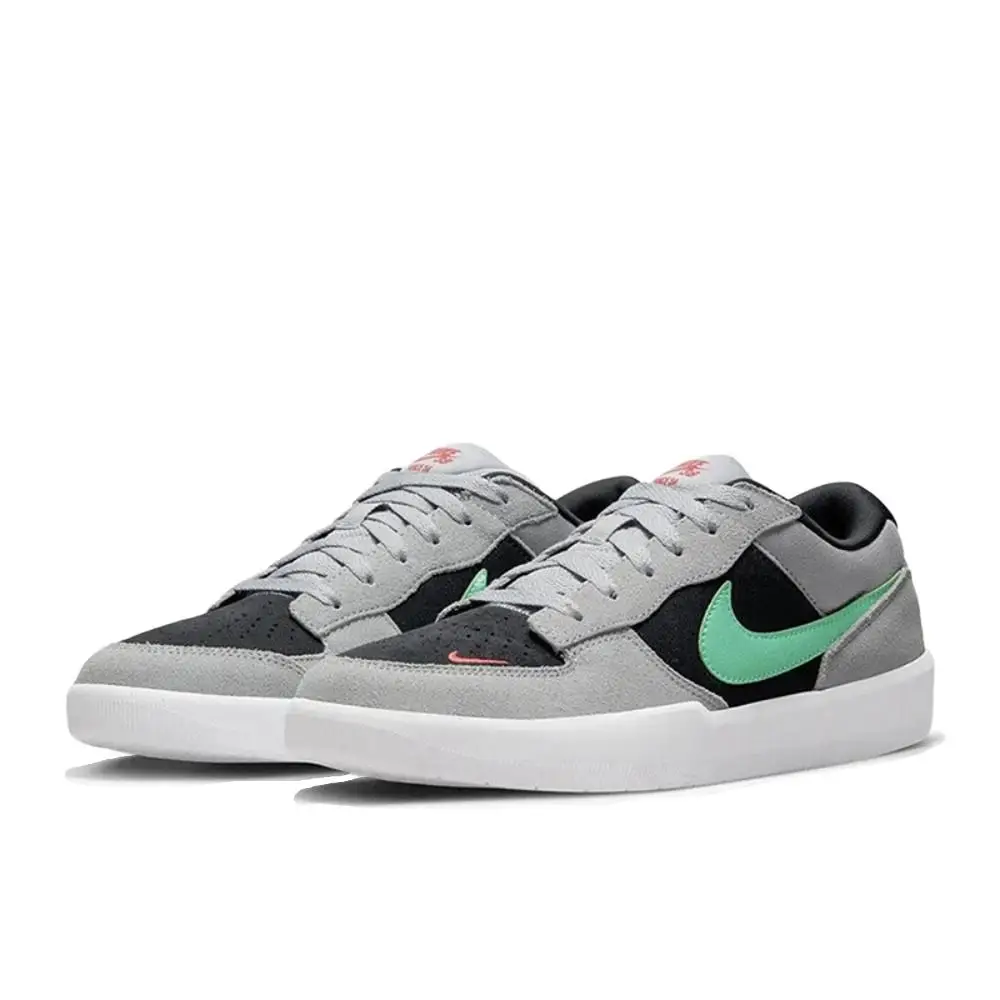 Nike SB Force 58 Fashion Low-Top Skate Shoes Unisex Grey-Green CZ2959-006