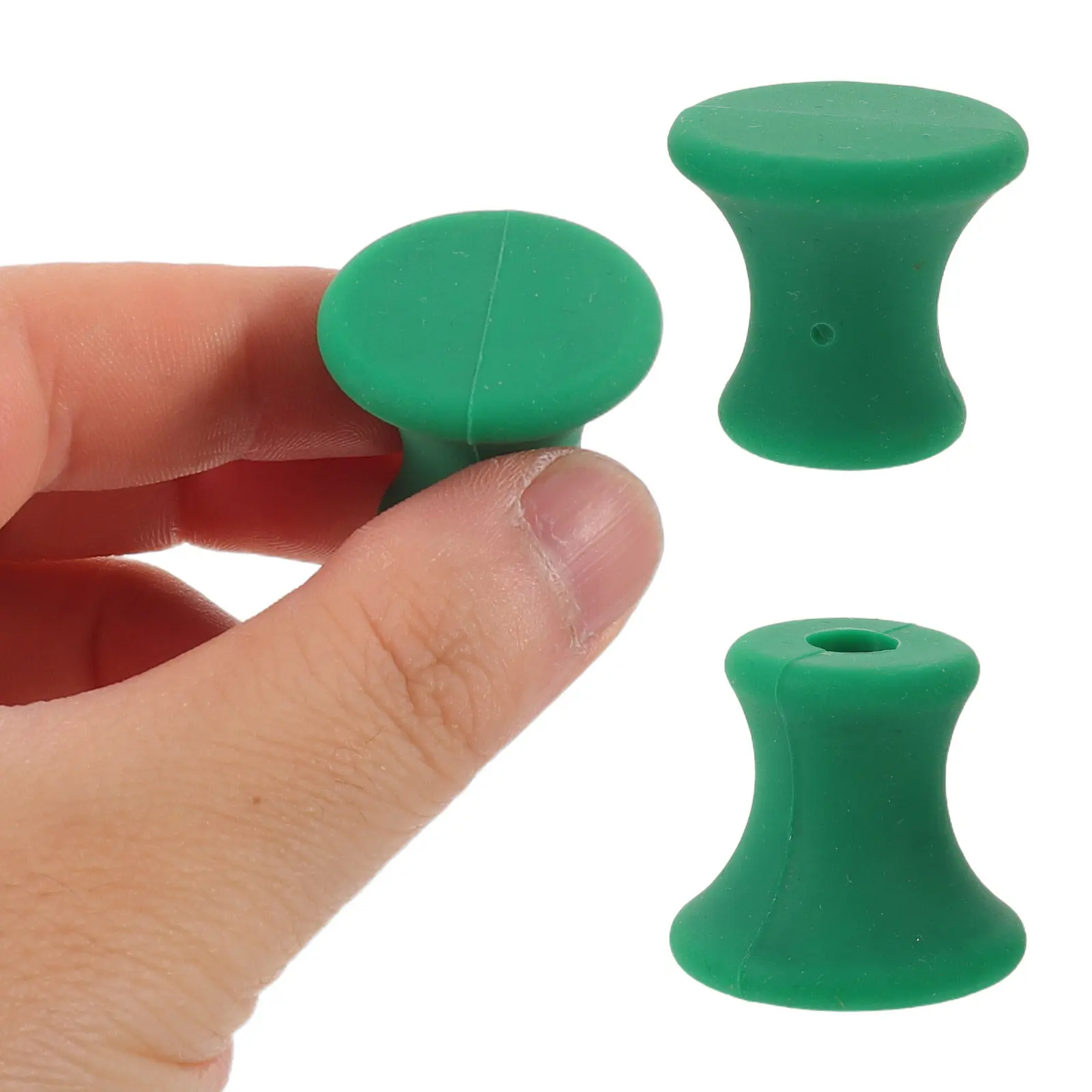 2Pcs Tuning Fork Holder Rubber Support Stable Vibration Absorbing Fork Stand for Sound Meditation Therapy Healing Relaxation