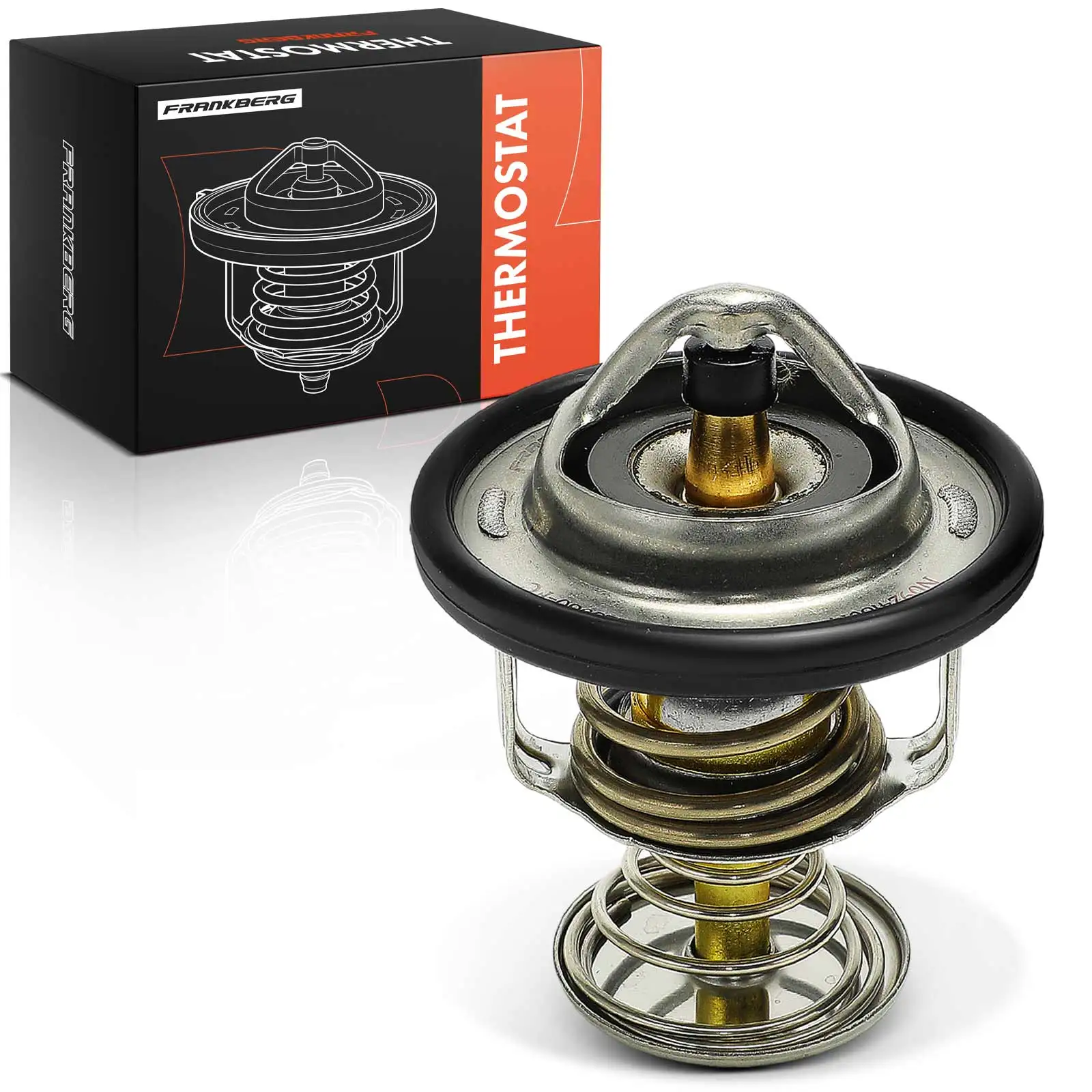 Frankberg 1x Thermostaat Koelvloeistof voor Peugeot 107 Citroën C1 Toyota Yaris P9 Daihatsu 9091603122 1338 E8 9004833088000