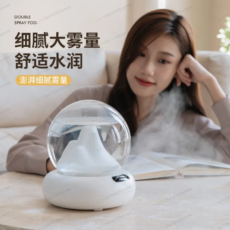 Dual Mist Humidifier with Color Night Light， Large Capacity for Bedroom， Living Room， Quiet Sleep Mode， Auto Shut-Off