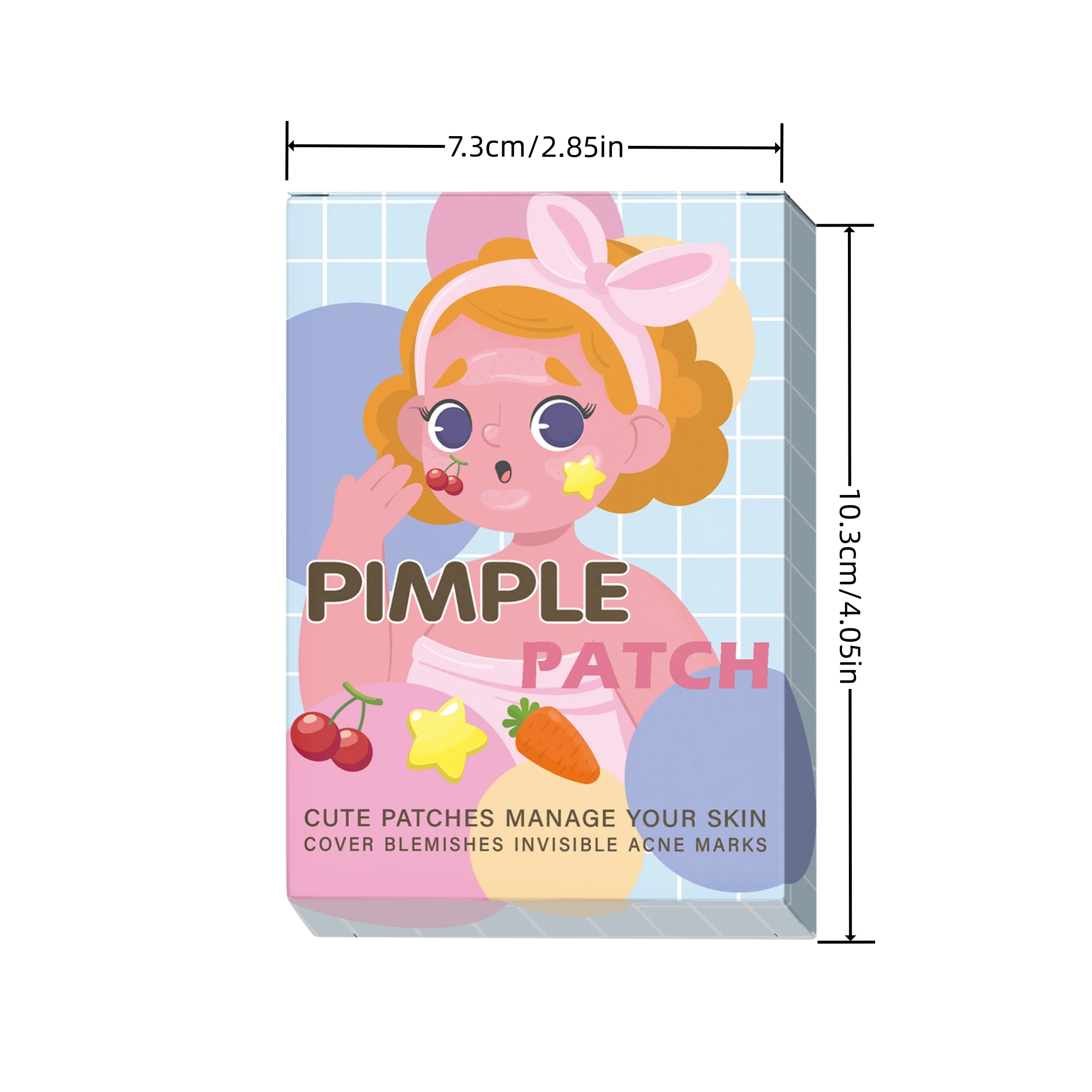 120 قطعة من ملصق حب الشباب الكرز، مقاوم للماء وجيد التهوية، للاستخدام اليومي للوجه، بشرة الوجه