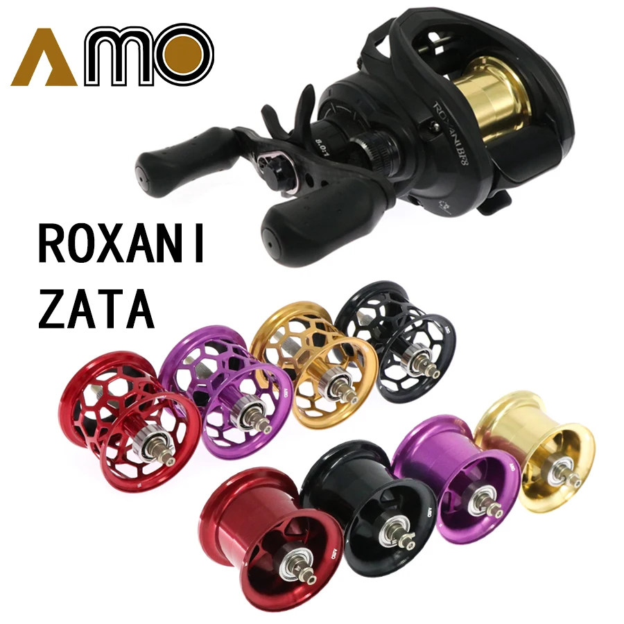 軽量アルミ合金スプール,amo diy abu roxani bf8,zataマイクロ
