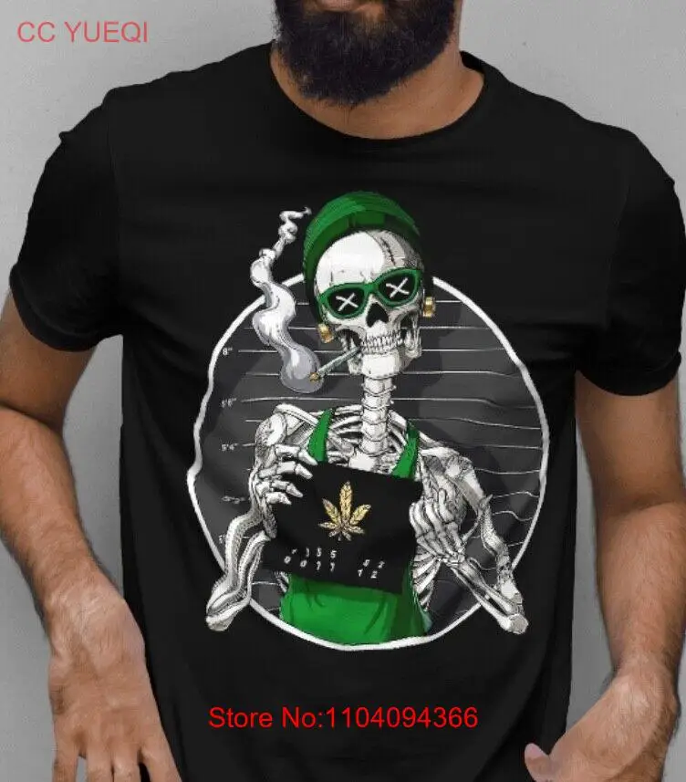 

Skeleton Stoner Mugshot Classic T-shirt