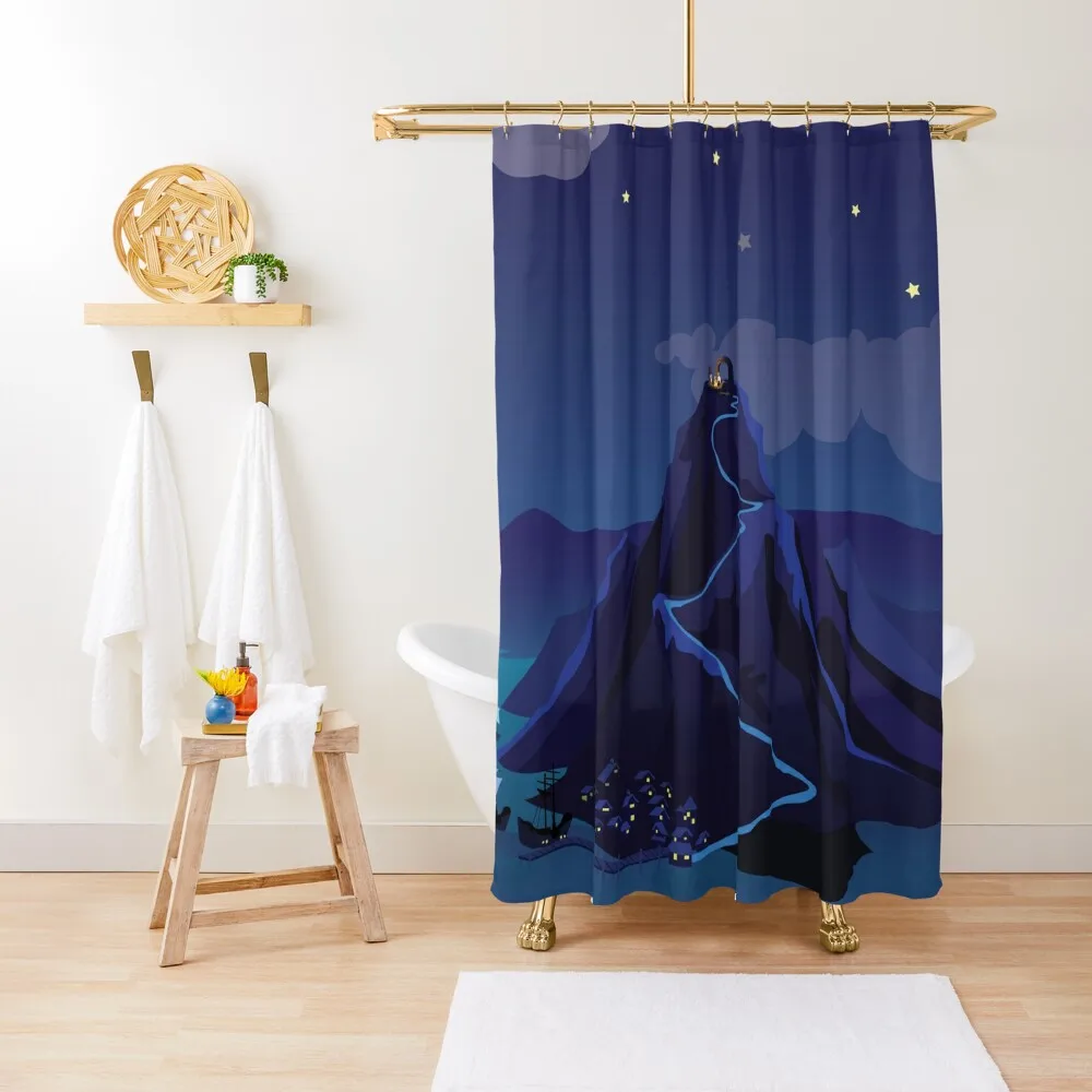 

Melee Island The Secret of Monkey island Shower Curtain Bathroom Shower Set For Bathroom Bathroom Shower Set Curtain