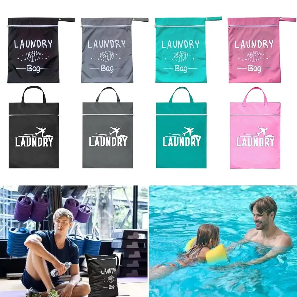 

Durable Multicolor Storage Bag Waterproof Oxford Cloth Sport Bag Large Capacity Zipper Closure Travel Clothing Bag Travel Use