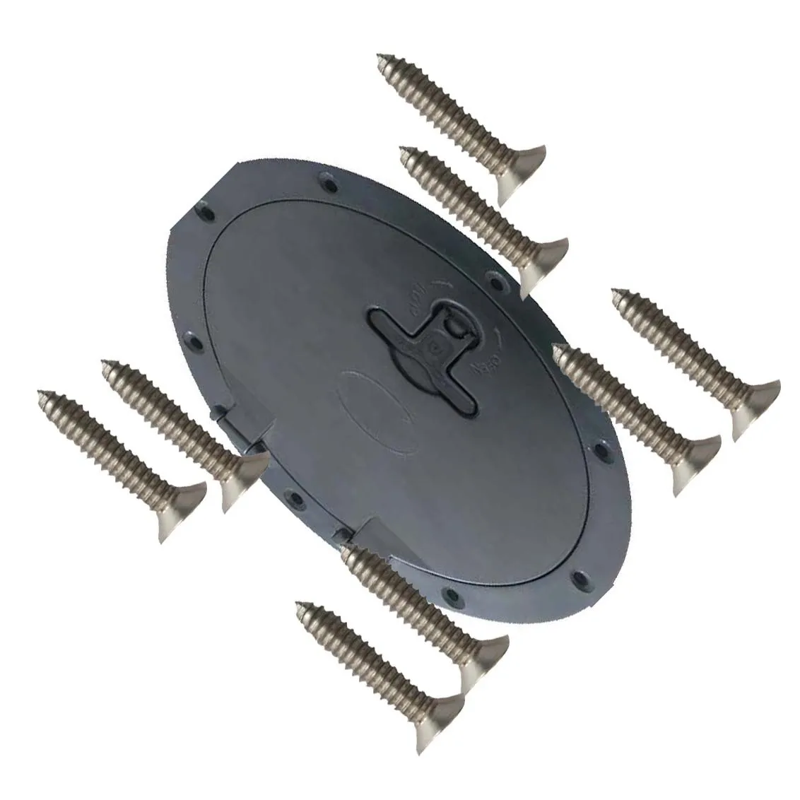 

Аксессуары для каноэ и каяков: цельный люк-крышка 6 дюймов с саморезами для спортивного оборудования на открытом воздухе