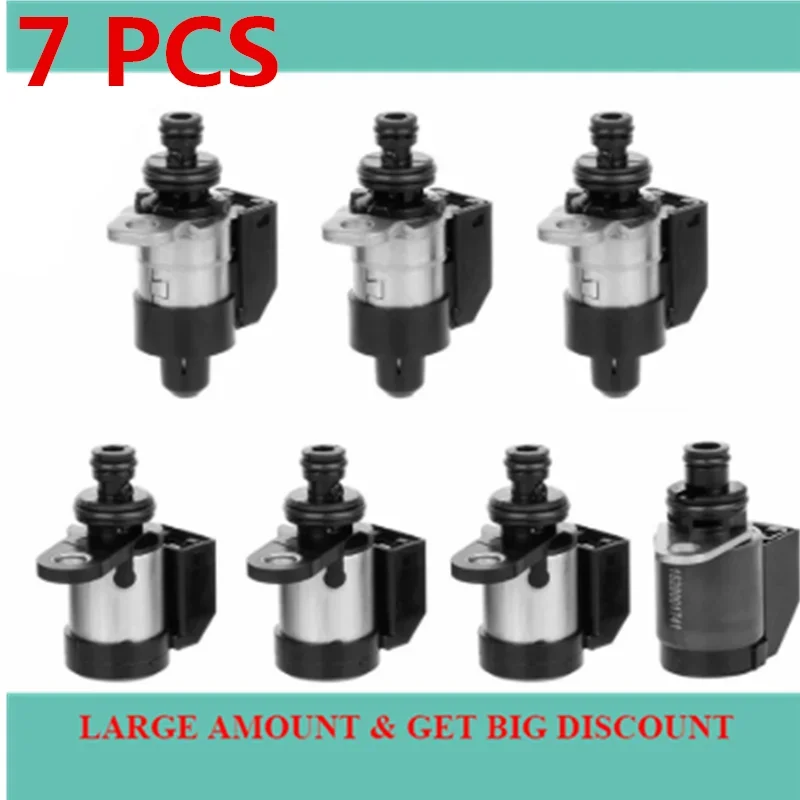 7 PCS Original RE5R05A A5SR 0260130030 31941-90X00 0260130031 31941-90X01 Transmission Solenoids Kit For Nissan Infiniti EX35