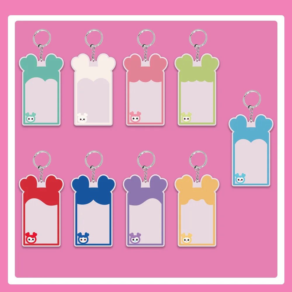 

LOVELY Momo Sana Mina Cartoon Acrylic Keychian Pop-up Store Photocards Storage Bag Pendant NAYEON DaHyun Fans Collection Gifts