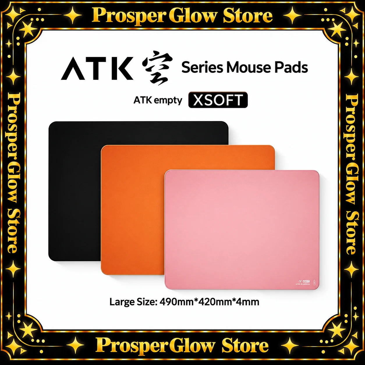 Genuine  ATK Kong Xsoft Esports Mouse Pad For 60%-80% Mechanical Keyboard Anti Slip Pad Desktop Gaming Gears PORON CSGO For Game
