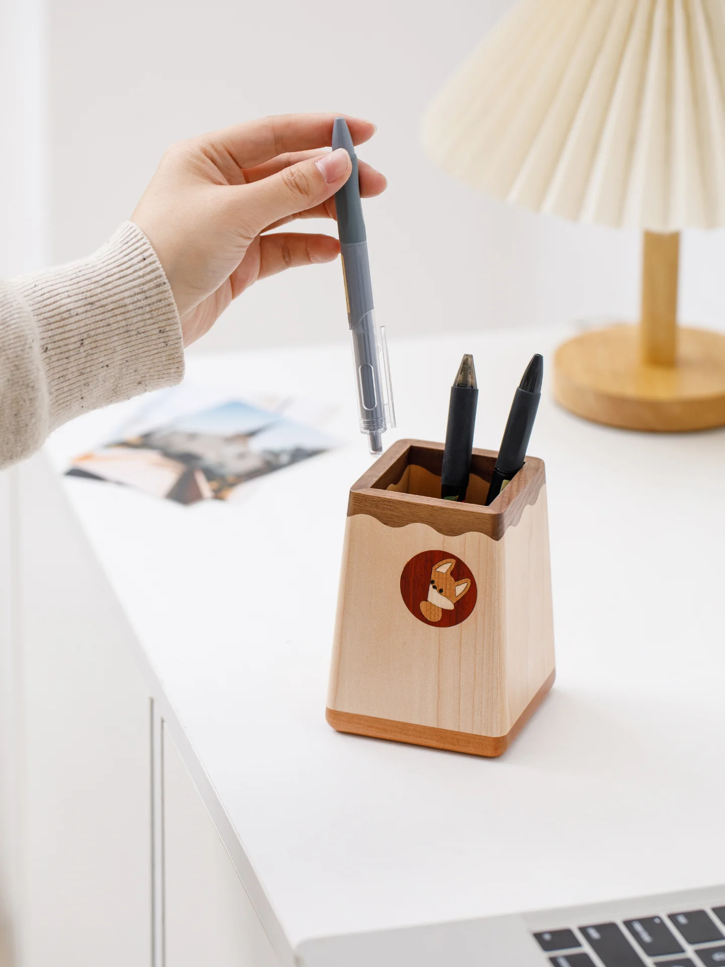 portapenne-in-legno-fatto-a-mano-decorazione-per-scrivania-semplice-e-artistico-contenitore-per-pennelli-da-trucco-organizer-da-scrivania