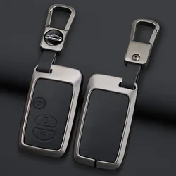 Zinc Alloy Leather Car Key Case Shell Cover for Toyota Prius 30 Alpha Aqua Land Cruiser Auris for Lexus LC 200 2012 - 2014 Parts